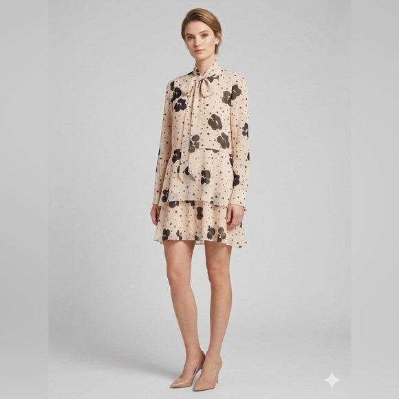 See By Chloe Dresses & Skirts - See by Chloe silk floral print mini dress Size 36 feminine formal Academia Dress